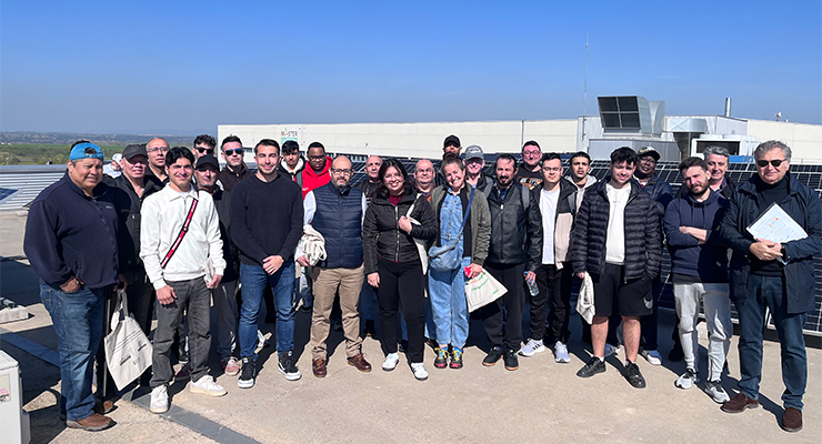 El alumnado de CDM Formación Alcorcón visita Master Battery para una jornada técnica sobre autoconsumo solar organizada por Ciudadenergía