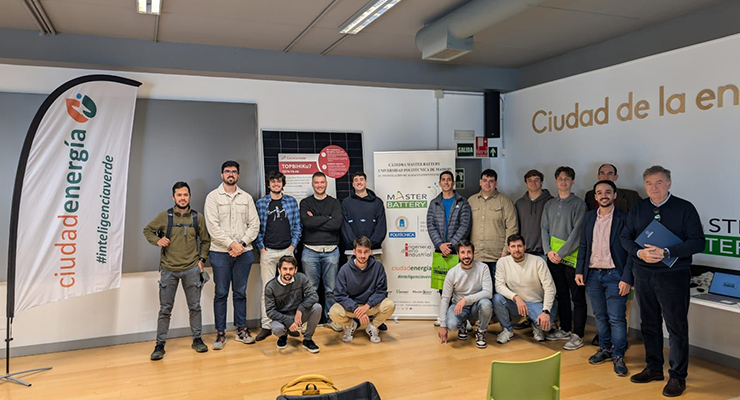 El Máster ERMA de la Universidad Politécnica de Madrid visita Ciudadenergía en una actividad organizada por la Cátedra Master Battery