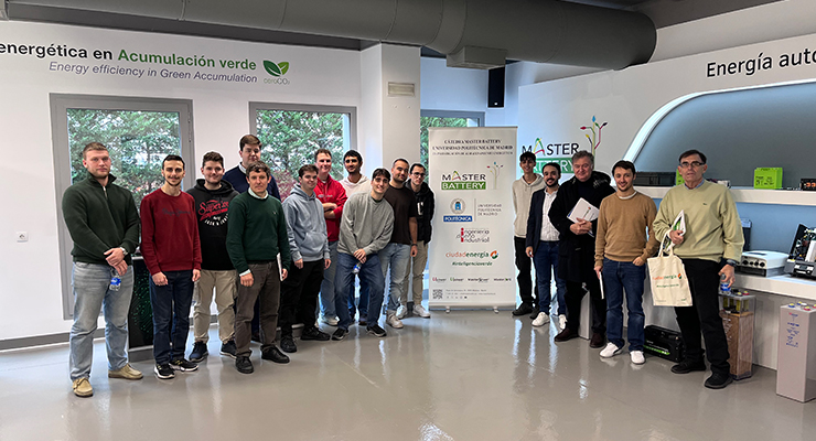 Estudiantes de la Escuela Técnica Superior de Ingenieros de Minas y Energía de la UPM visitan Ciudadenergía y Master Battery
