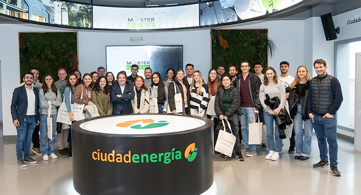 El Máster Universitario en Ingeniería de la Energía de la UPM visita Ciudadenergía y MASTER BATTERY