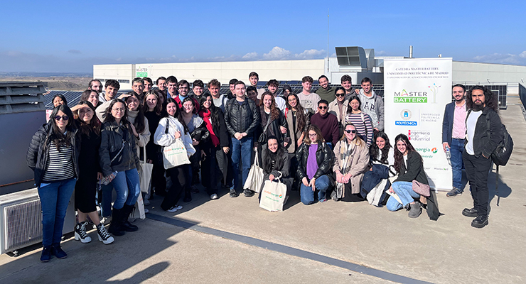 El Máster Universitario en Ingeniería de la Energía de la UPM 2024 visita Ciudadenergía y MASTER BATTERY