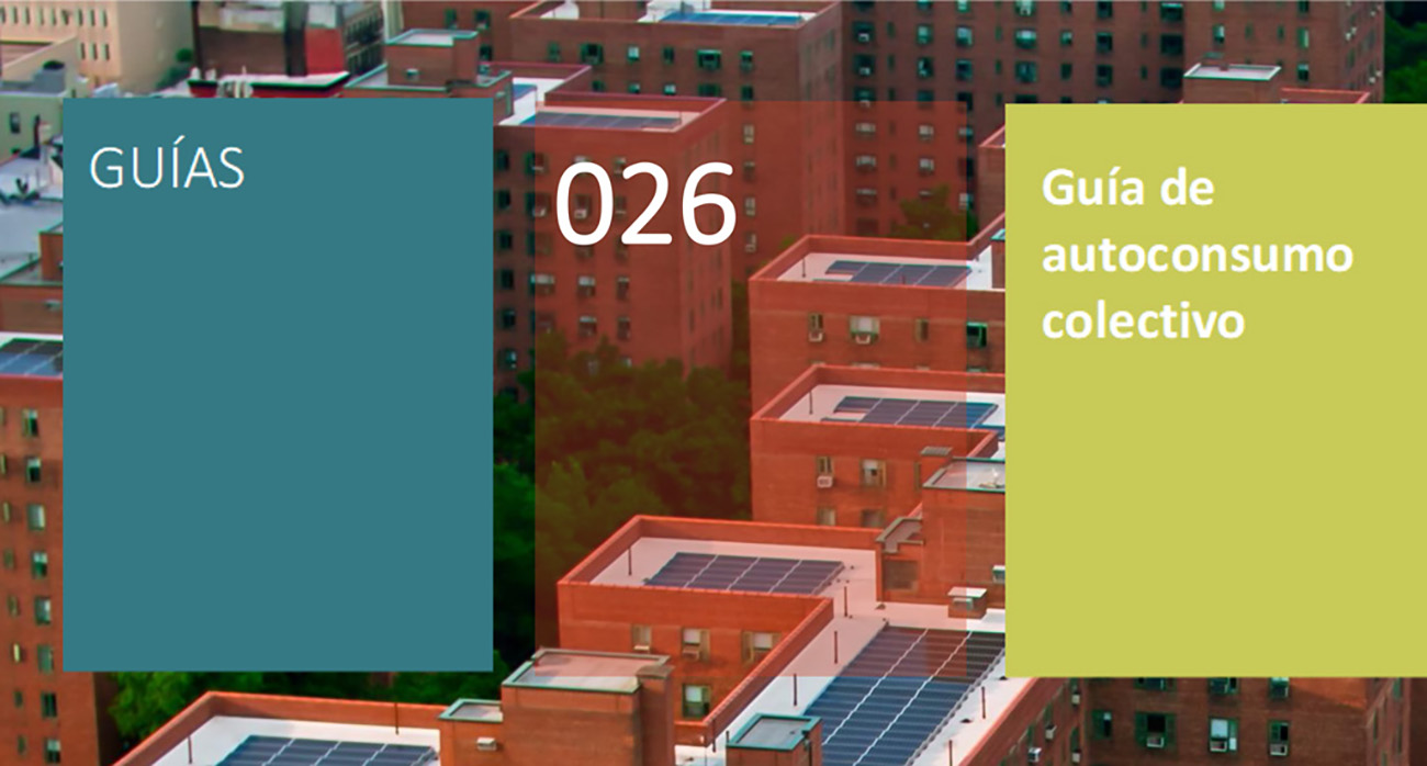 El IDAE publica una guía para informar y ayudar en las instalaciones de autoconsumo colectivo de energía renovable