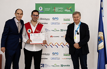 Enrique Pérez Correa, Premio Master Battery al mejor TFM del Máster ERMA-UPM por su trabajo sobre hibridación eólica-fotovoltaica con baterías