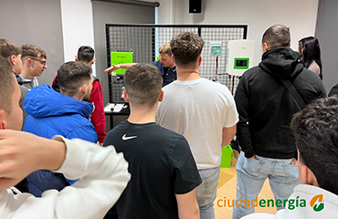 Estudiantes de FP de EK Sindou (Grecia) visitan Ciudadenergía